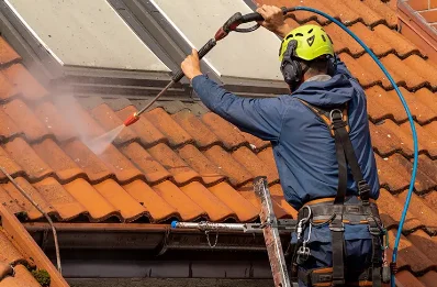 Démoussage et hydrofuge de toiture à Doye